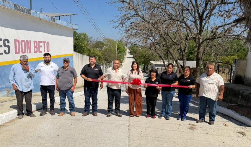 Impulsa Gobierno del Estado el desarrollo urbano en Mainero con nuevas vialidades